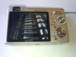 Sony Cyber-shot W80 digital camera back
