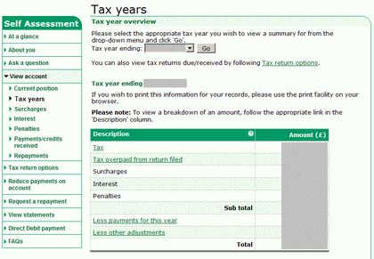 23 tax years information